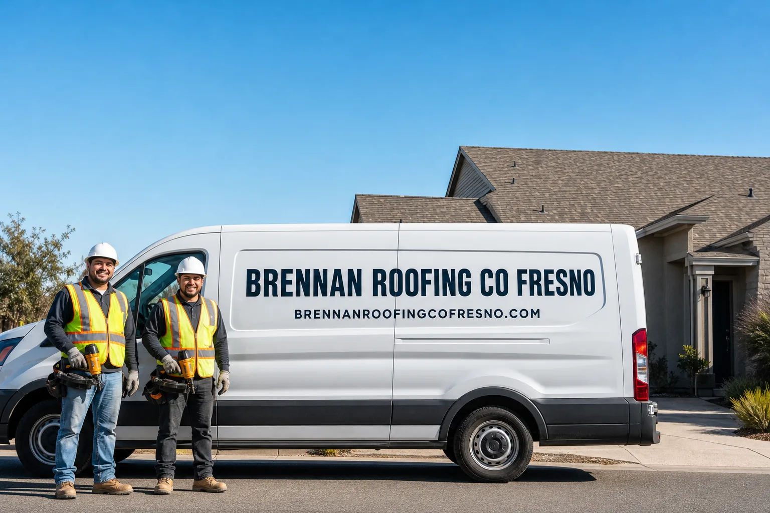 Brennan Roofing Co Fresno roofing team